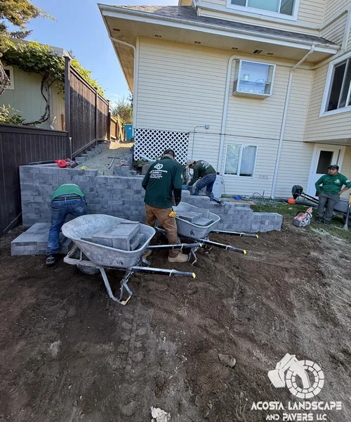 Full Perimeter Fence Replacement & Paver Access Ramp in Shoreline 